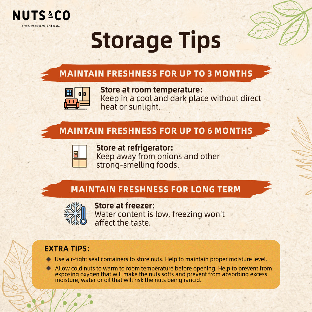 Nuts & Co Trail Raw Mix Nuts (Freshly Mix in Malaysia) / Kacang Campuran Mentah Trail / 混合坚果果干Ready to Eat