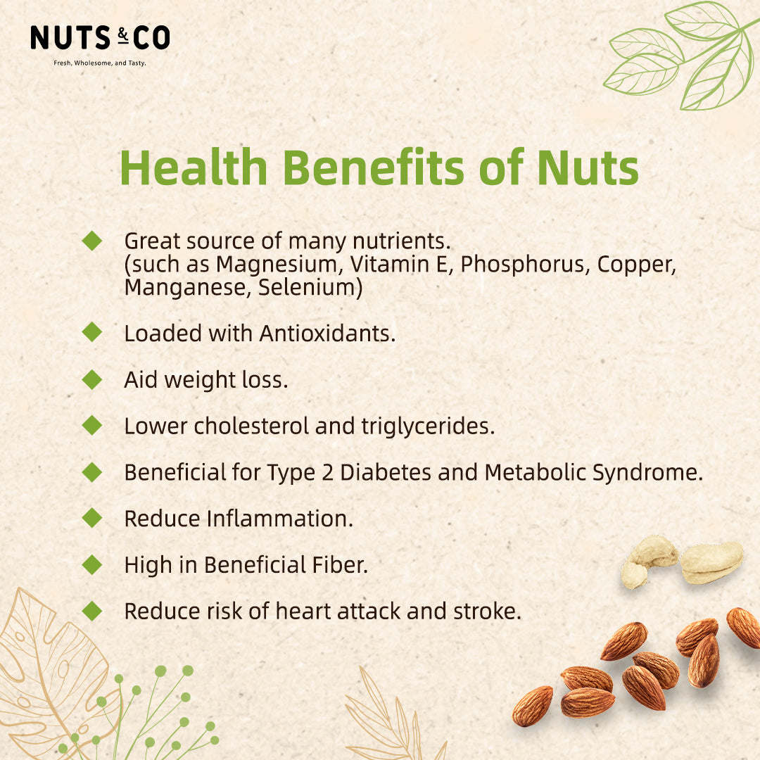 Nuts & Co Trail Raw Mix Nuts (Freshly Mix in Malaysia) / Kacang Campuran Mentah Trail / 混合坚果果干Ready to Eat