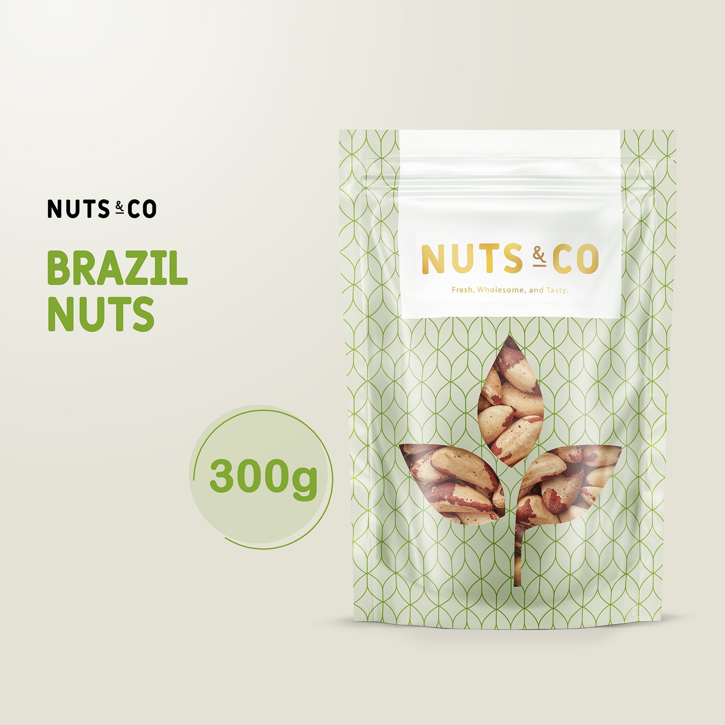 Nuts & Co Brazil Nut (Raw) Kacang Brasil 巴西坚果 Halal Ready to Eat Snack