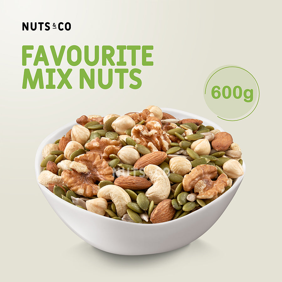 Nuts & Co Favourite Raw Mix Nuts (Freshly Mix in Malaysia) / Kacang Campuran Kegemaran / 人气混合坚果