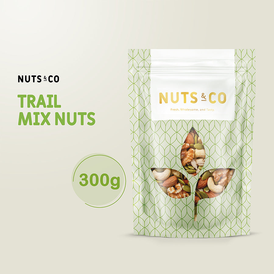 Nuts & Co Trail Raw Mix Nuts (Freshly Mix in Malaysia) / Kacang Campuran Mentah Trail / 混合坚果果干Ready to Eat