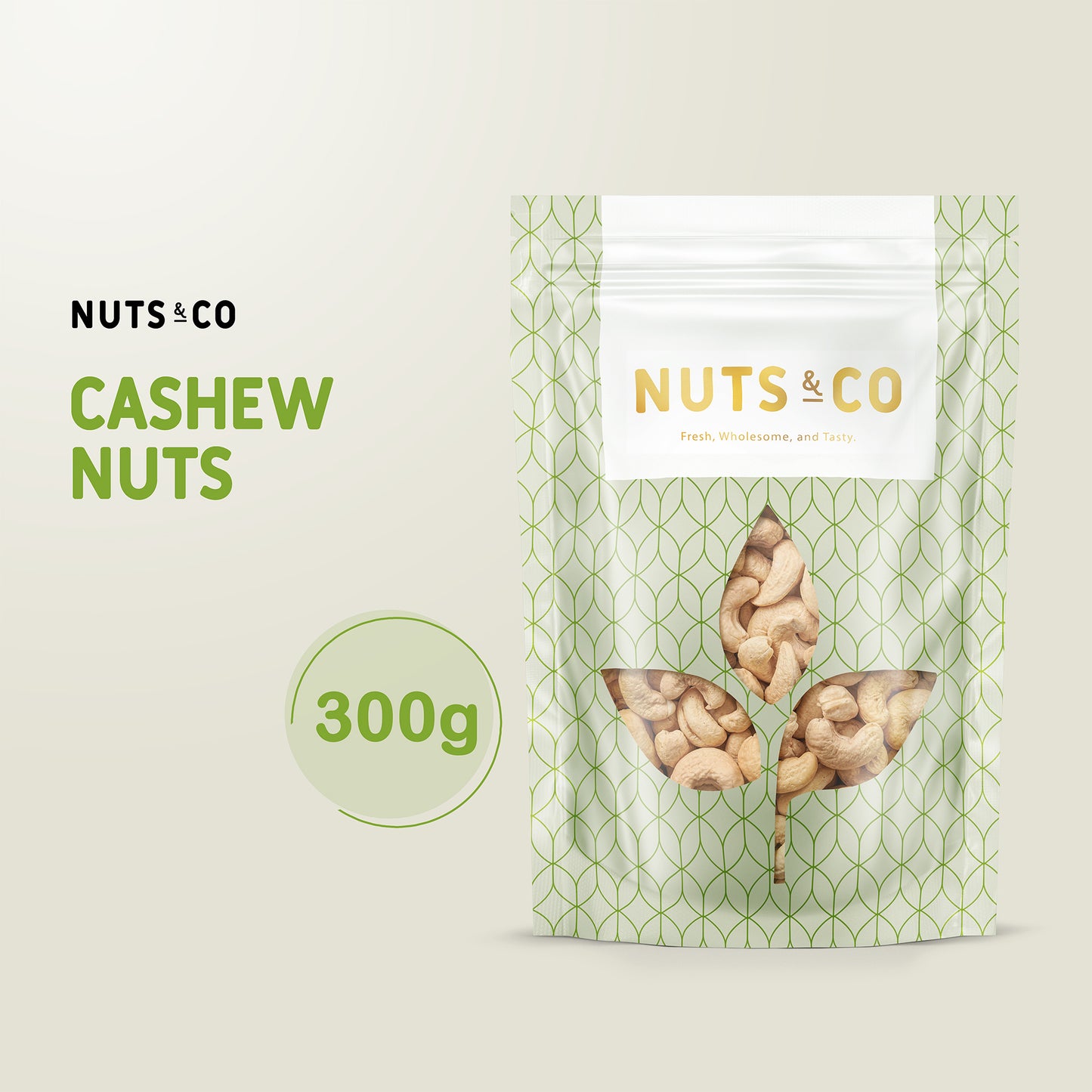 Nuts & Co Raw Cashew Nut / Kacang Gajus Mentah / 生腰果