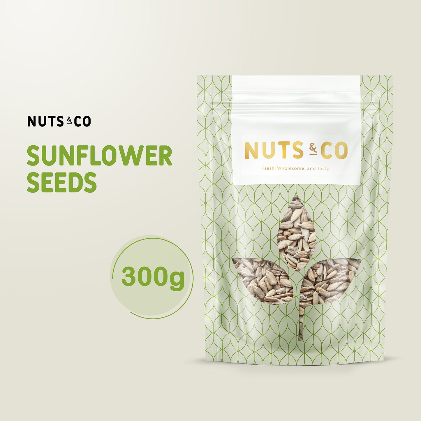 Nuts & Co Baked Sunflower Seed (Unsalted) / Kuaci Bunga Matahari / 葵花籽