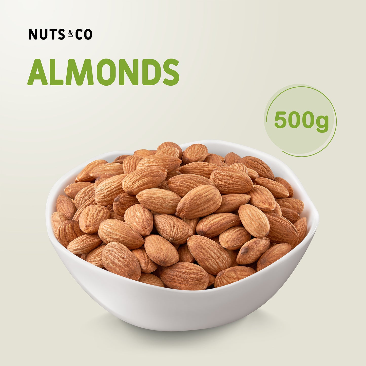 Nuts & Co Raw Almond / Kacang Badam / 生杏仁