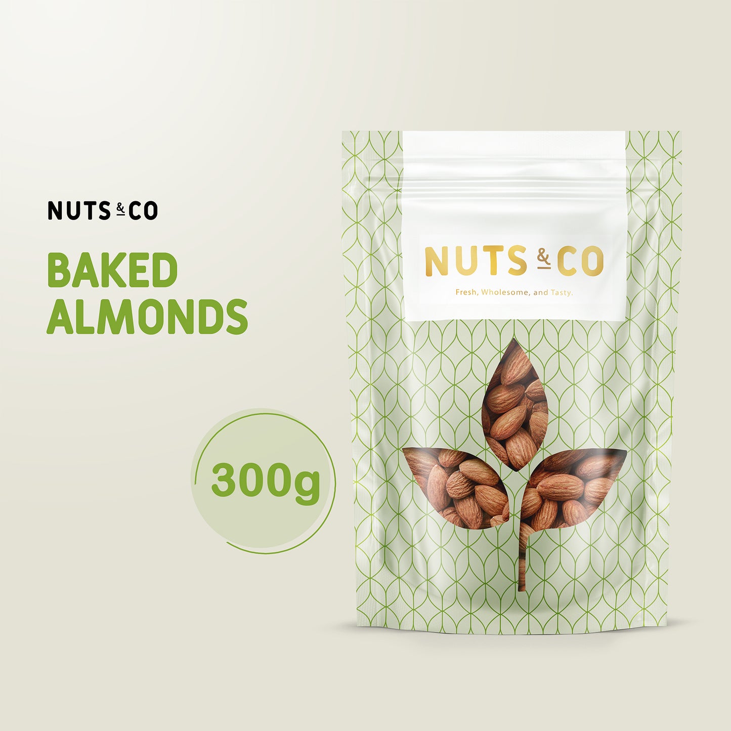 Nuts & Co USA Baked Almond (Unsalted) / Badam Panggang / 烘杏仁