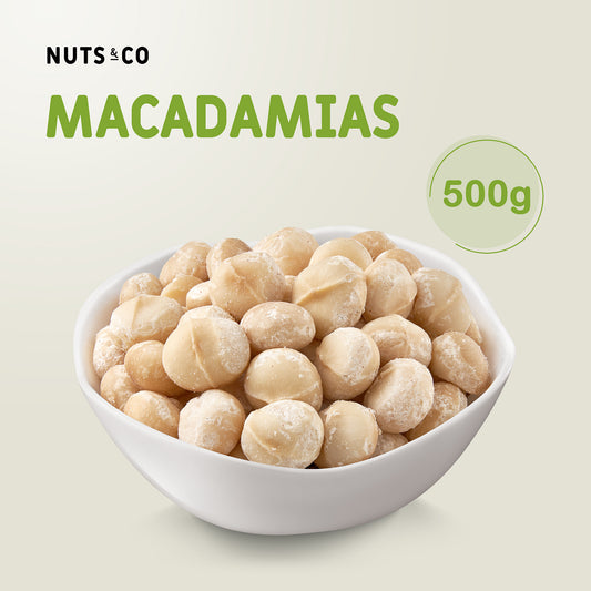 Nuts & Co Raw Extra Large Macadamias (whole) / Kacang Makadamia / 夏威夷果