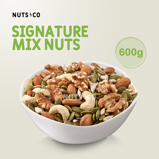 Nuts & Co Signature Baked Unsalted Mix Nuts (Freshly Mix in Malaysia) / Kacang Campuran Popular / 招牌混合坚果