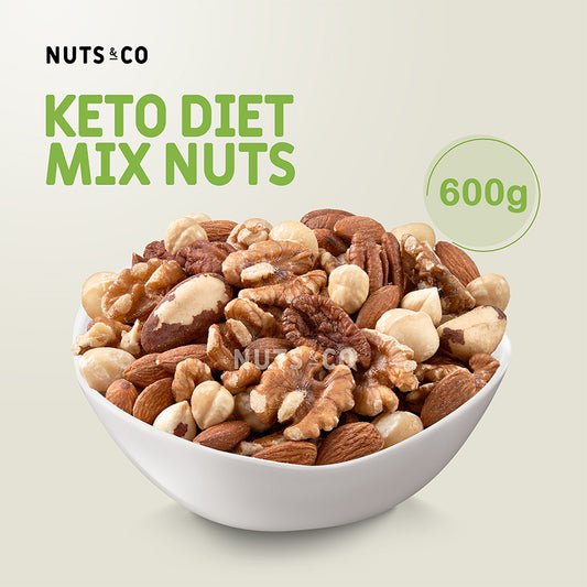 Nuts & Co Keto Diet Raw Mix Nuts (Freshly Mix in Malaysia) Kacang Campuran KETO 减脂混合坚果