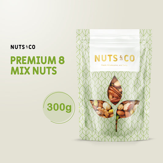 Nuts & Co Premium 8 Raw Mix Nuts (Freshly Mix in Malaysia) 优选8种混合坚果