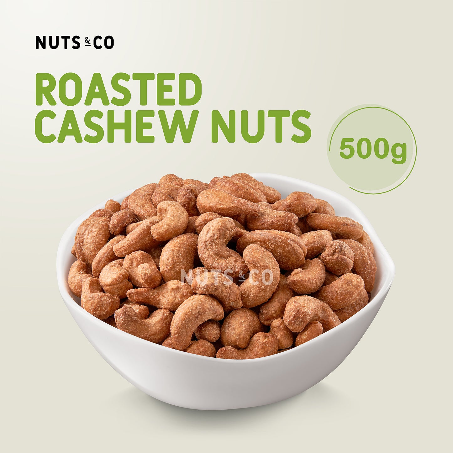 Nuts & Co Roasted Cashew Nut (Lightly Salted) Kacang Gajus Panggang 烤腰果