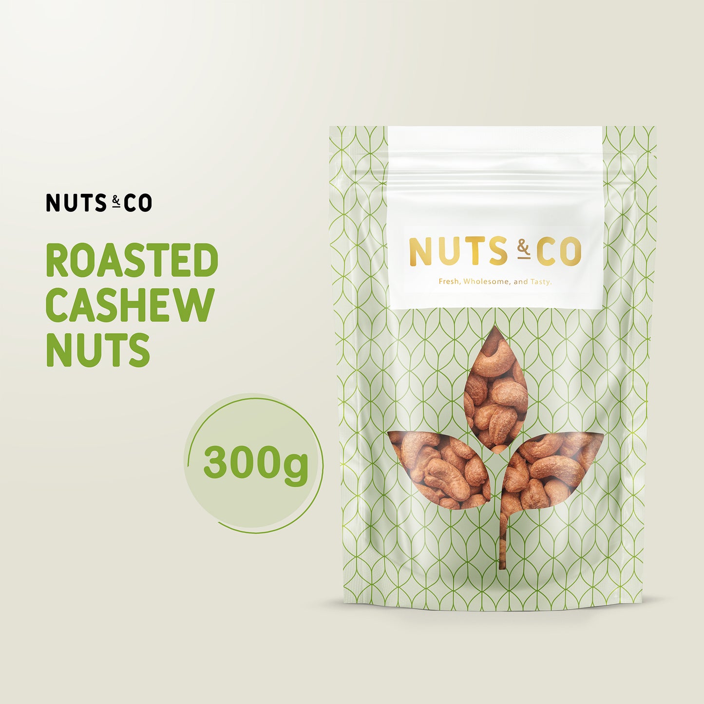 Nuts & Co Roasted Cashew Nut (Lightly Salted) Kacang Gajus Panggang 烤腰果